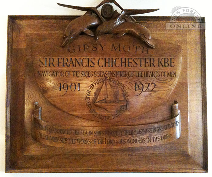 Sir Francis Chichester's Memorial Plaque