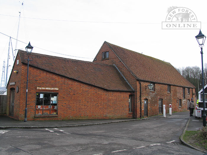 Eling Tide Mill with the toll booth on the right