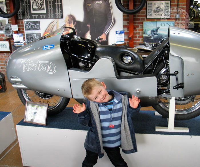 Norton Racing Bike at Sammy Miller's Museum