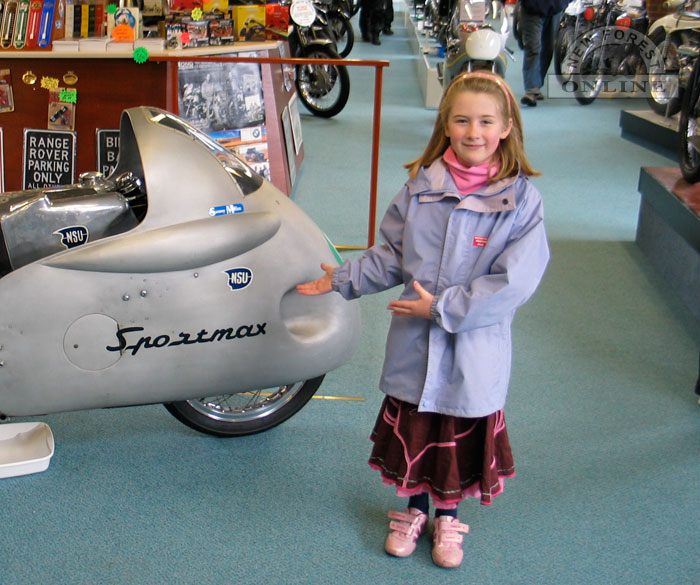 Sportmax racing Motorbike at Sammy Miller's Museum