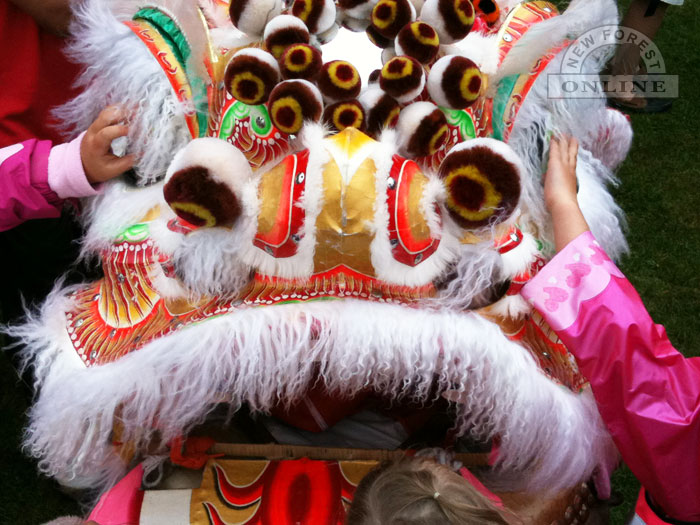 Chinese Dragon at Milford on Sea Festival of Music and Arts